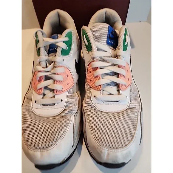 MEN'S SZ 13 NIKE AIR MAX 90 ESSENTIAL WATERMELON 2018 AJ1285-100 - Picture 5 of 10